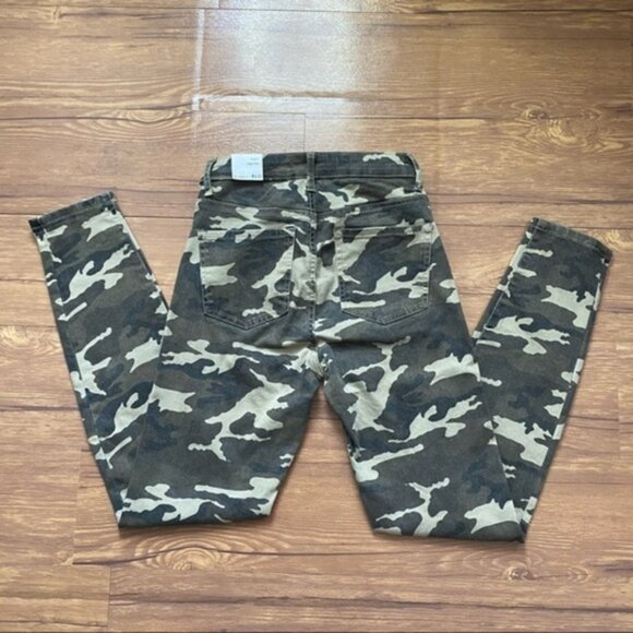 Tractrblu Julia High Rise Jean Army Green Size 25 - Picture 2 of 9